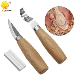 Beitel Meißel Holzbearbeitungsschneider Handwerkzeug-Set Holzschnitzmesser DIY Peeling Holzschnitzerei Skulpturaler Löffel Messerschärfer Zubehör