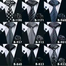 Mans Black Formal Ties Bussiness Neck Tie Set Fashion High Quality Silk Ties for Men Brand Tie Necktie292j