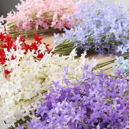Decorative Flowers 100cm Artificial Flower Cherry Blossom Oncidium Wedding Road Guide Fake Encrypted Home Decor