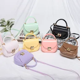 słodkie dziewczynki Candy Colors Bags Spring Summer Kids Someble Cross-Body Portable Mini Small Bag Mash