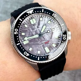 Wristwatches 37mm Tandorio 200m Diver NH35A Ceramic Bezel Meteorite Patten Dial 120 Click Sapphire Glass Auto Mens Watch Date 3.8 Crown Lume
