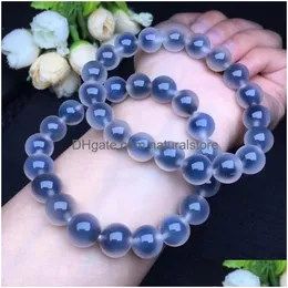 Beaded Luxury Foggy Beads Couple Bracelet For Women Men Long Distance Relationship Gifts Romantic Neon Jewelry Black Lives Matter Dr Otyhk