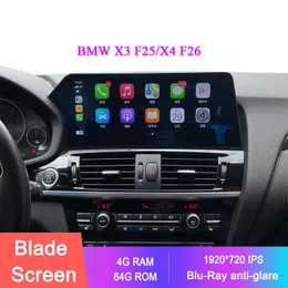 12.3'' Blu-Ray Screen Android Car Radio Stereo Multimedia Player For BMW X3 F25 X4 F26 2011 - 201 8 CIC NBT Autoradio GPS Unit
