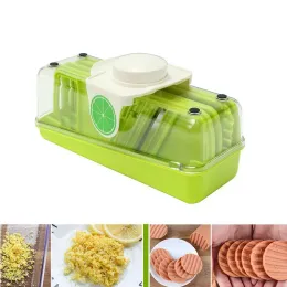 Mandoline Food Slicer Adjustable Stainless Steel Vegetable Slicer Chopper with Container Pro Veggie Slicer