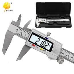 Vernier Calipers Mätverktyg Rostfritt stål Digital bromsok 6 "150mm Messschieber Paquimetro Mätinstrument Vernier Calipers 230516