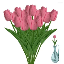 Декоративные цветы Тюльпаны Искусственные пустые фальшивые букет тюльпа