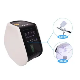 New Jet Peel Face Skin Care Oxygen Therapy Mask Dome O2toDerm Oxgen spray Jet Peel Oxigen o2 derm Spa Ultrasonic Jet Oxygen Dome led light Facial Machine for sale