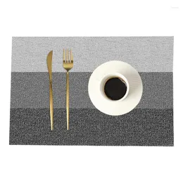 Table Mats Wipeable Placemats Heat Resistant Trace Free Kitchen Place Washable Stylish Reliable Household Accessories For Restaurants