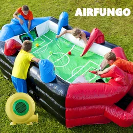 Hot Popular Interactive Game Hot inflatable air hockey games/Air soccer inflatable table football /adult kid team building game