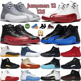 Basketball Shoes 12 Jumpman 12s Mens Cherry Field Purple Black Taxi Inidgo Gym Red Stealth Michigan Gym Gamma Blue Eastside Golf Men Treiners Sports Sports 40-47