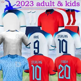 16-4xl 2023 Kane Home Away Fiłka piłkarska Mężczyzn Kids Kit Sterling Englands Rashford Mount Lingard Dele 22 23 Football EGL National Team Koszulka