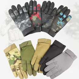 Sports Gloves Outdoor Sports Tactical Gloves Training Army Climbing Shooting Cycling Ski Bicycle Wearproof Riding Mtb Road Bike Mittens Men P230516