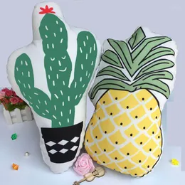 Kudde kreativ söt frukt ananas kaktus sittande skinkor slappna av soffa pad heminredning kvinnor och mäns underlag