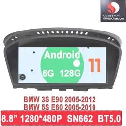 Android 11 CAR Multimedia Player för BMW 5/3 Series E60/E61/E63/E64/E90/E91/E92 CCC/CIC GPS CarPlay 4G LTE Autoaudio Radio Radio