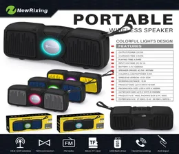 2021 Portable Bluetooth LED FM Speakers Portable Wireless Sound like brand Speaker 3D Exquisite pulse light Bluetooth Speaker3791443