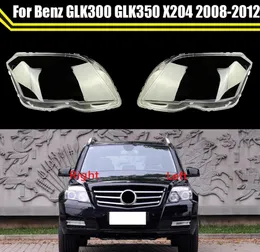 カーヘッドライトカバー透明ランプシェードランプケースガラスレンズシェル用GLK GLK300 GLK350 X204 2008-2012