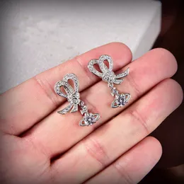 Designer Stud Earrings Vivian Luxury Women Fashion high-quality Jewelry gold Earing Pearl Earring cjeweler Westwood Woman 5544