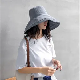 Wide Brim Hats Bucket Hats Women Large-brimmed Sun Hat Fashion Peach Skin Velvet Fisherman Hat Outdoor Beach Hat Bucket Hat Summer Sunscreen Sun Visor Cap 230516