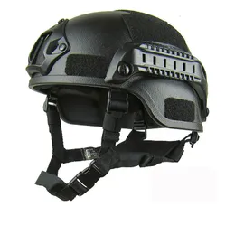 Cykelhjälmar Militärhjälm Fast Helmet Mich2000 Airsoft MH Tactical Helmet Outdoor Tactical Painball CS Swat Riding Protect Equipment 230516