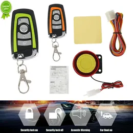 New Universal Motorcycle Scooter Security Alarm System Engine Start Remote Control Key Motorcycle Anti-theft 125dB