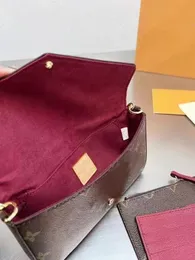 حقائب المصمم Pochette Felicie Luxury Handbags سلسلة الكتف حقيبة Messenger Based Lady Lady Based Rabag و Card Holder Wallet Quality