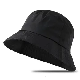 Wide Brim Hats Bucket Hats Waterproof Oversize Panama Hat Cap Big Head Man Outdoor Fishing Sun Hat Lady Beach Plus Size Bucket Hat 56-58cm 58-60cm 60-62cm 230516
