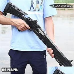 Lepin блокирует Benelli M4 Super 90 Matic Gun M1014 Боевая здание SGUN 14003 1061PS Ассамблея оружия кирпичи детские образование игрушки C DHFCT