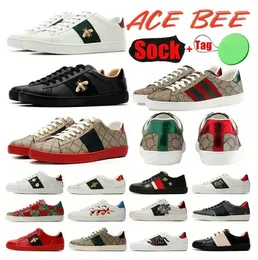 Ace Emelteed Sneaker Designer Platform White Casual Shoes Women Мужчины пчелиные кроссовки
