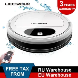 Liectroux 11S Robot Vacuum Cleaner WiFi App Gyroscope & 2D Map Navigation Electric Control Air Pump Water Tank Wet Dry Cleaning235s
