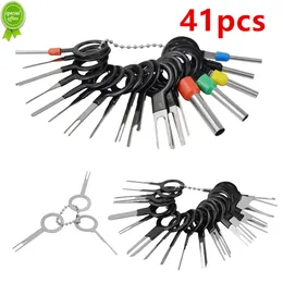 New New 11/18/36/41pcs Car Terminal Removal Tool Wire Plug Connector Extractor Puller Release Pin Extractor Kit For Car Plug Repair Tool