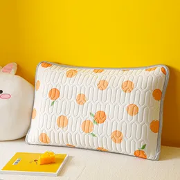 الوسائد Cotton Cartoon Printed Children Pillow All Universal Baby Baby Latex Plategren School Nap Healthy Buckeneat Pillow 230516