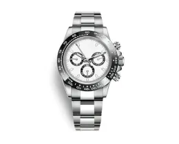 Высококачественные дизайнерские роскошные мужские часы, автоматические спортивные часы, сапфировое стекло, нержавеющая сталь, оригинальная пряжка, браслет, белый циферблат, мужские наручные часы A0