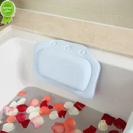 Pillow travesseiro de banho portátil macio portátil Pillow Coldes de cabeça à prova d'água com sucção xícaras de banho PVC Bath Bath Cushion Pesh Neck Rest Pillows
