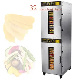 2023 32-Layers Food Dehydrator Commercial/Home Dual-use Food Dryer Stainless Steel Fruit Vegetable Drying Machine 220V