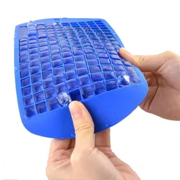 50pcs 160 Silikon silikonowy sieć lodowa DIY Lodowa forma Square Fruit Cubes Bar Akcesoria kuchenne 50pcs/partia