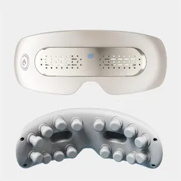 Ögonmassager USB -laddning av smart mask vibration Komprimera Bluetooth Musice Care Trötthet Relief Device 230516