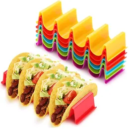 Kunststoff-Tortilla-Halter, Kunststoff-Tablett, Wave-Halter, Taco-Halter