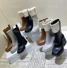 Betty Ankel Rain Boot Designer Kvinnor Gummi Rainboots Waterproof Tall Welly High Heels PVC Beeled Platform Boot Storlek 35-42