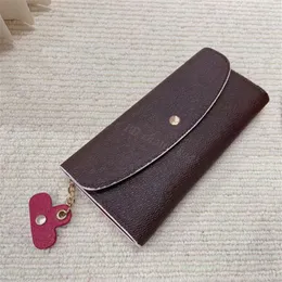 Wallets Handbags Interior Zipper Pocket Envelope Flap Square Heart Floral Messenger Wallet Purses Clutch Totes Bags Tote Luxurys D218K