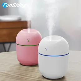 Vapur funshing 220ml mini hava nemlendirici taşınabilir usb aroma esansiyel yağ difüzör LED lamba araba ev yatak odası 230515