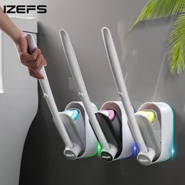 Brushes IZEFS Disposable Toilet Brush Bathroom Toilet Cleaner WC Accessories Home Cleaning Tool Cleaning Brush Bathroom Accessories Sets