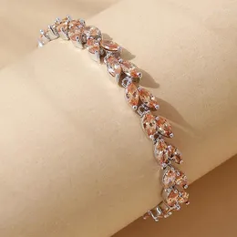 Braccialetti con ciondoli Austria Crystal Fashion Bangles Bling strass Magnetic Wristband Beads Mesh Jewelry 145772