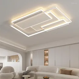 Kronleuchter Einfache moderne weiße LED-Kronleuchter Lichter Wohnzimmer Esszimmer Küche Schlafzimmer Flur Lampen Decke Innenbeleuchtung