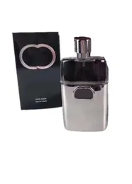 Design Cologne Perfume for Men 90ml Guilty Black Bottle Highest Version Fragrance Spray Classic Style Long Lasting Time Fast Ship