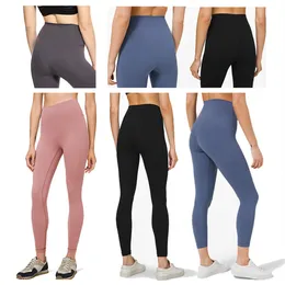 Euka Solid Color Yoga Calça High Sports Sports Gym Saltandes Use leggings Elastic Fitness Mulheres 32 Senhoras Gerais Fulls Fulls 201H