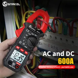 Clamp Meters Snakol Digital Clamp Meter 600a Current RMS RMS Smart Plier Ammeter Auto Rang 6000 MultiMeter DC AC Voltage HZ OHM NCV TESTER 230516