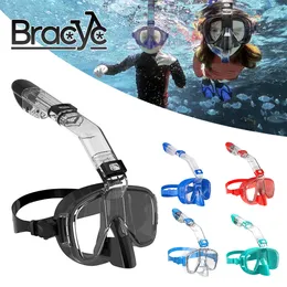 Diving Masks Diving Mask Adjustable Snorkeling Mask Diopters Panoramic AntiLeak AntiFog for Adults Children Swimming Goggles Gear Gift 230515