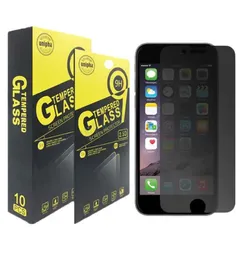 İPhone 14 için Gizlilik Temperli Cam Ekran Koruyucusu 14 PRO 13 12 Pro Max 11 XR 7 8 Plus Anti Spy Protect Film Perakende Paketi ile