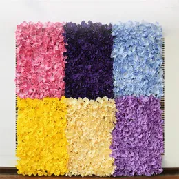 Decorative Flowers 40X60cm Artificial Flower Wall Panls Wedding Party Fake Birthday Home School