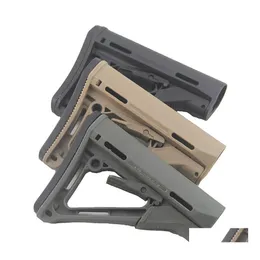 Taktiska tillbehör .223 MP PTS CTR Nylon Polymer Carbine Rifle Stock Commercial Spec 6 Position Compable Buttstock Drop Deliver